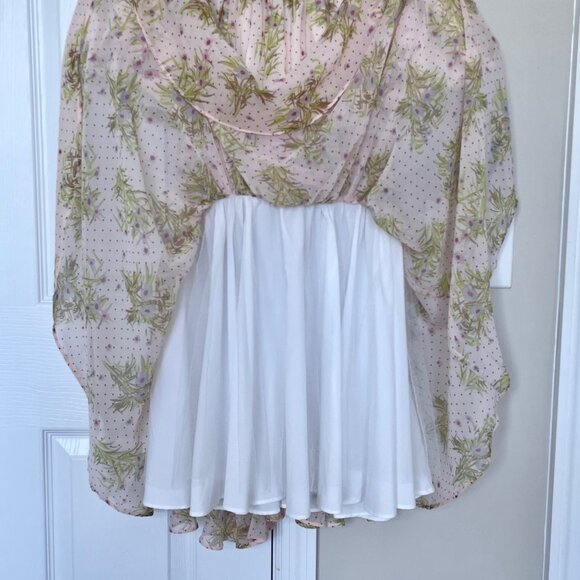 J.ING Marie Antoinette Mini Dress Puff Sleeve Romantic Garden Party Kawaii Fairy - Picture 4 of 8